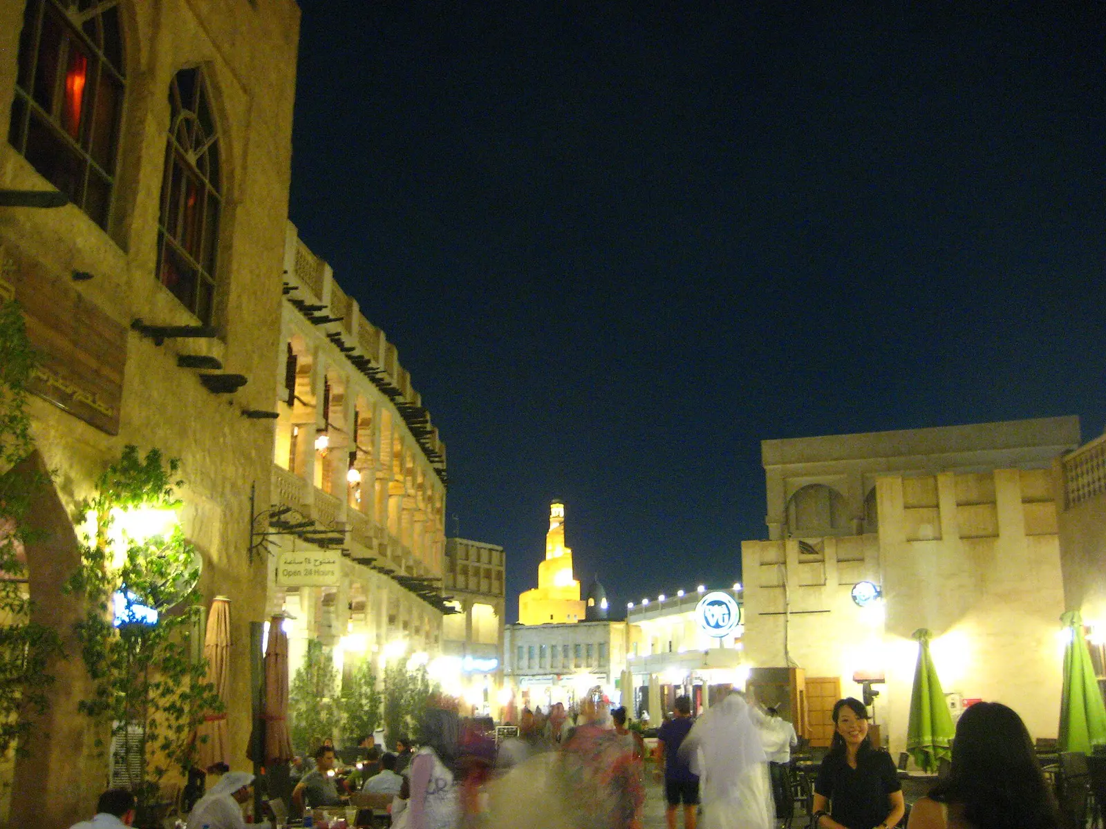 Souq Waqif in Doha at night